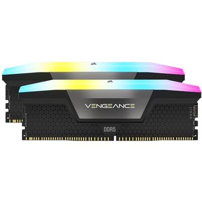 Corsair VENGEANCE RGB DDR5 Lichtverbeteringsset (geen fysiek geheugen) zwart Corsair VENGEANCE RGB DDR5 Lichtverbeteringsset (geen fysiek geheugen) zwart