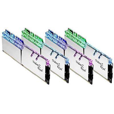 G.SKILL Trident Z Royal F4-3200C16Q-64GTRS geheugenmodule 64 GB DDR4 3200 MHz geheugenmodules (64 GB, 4 x 16 GB, DDR4, 3200 MHz, 288-pin DIMM) G.SKILL Trident Z Royal F4-3200C16Q-64GTRS geheugenmodule 64 GB DDR4 3200 MHz geheugenmodules (64 GB, 4 x 16 GB, DDR4, 3200 MHz, 288-pin DIMM)