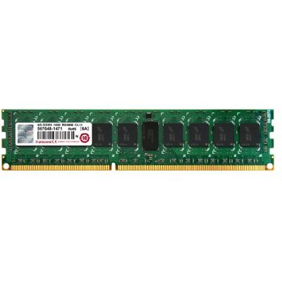 Transcend 4 GB DDR3 1600 PC3-12800 240-pin DIMM ECC geregistreerd CL11 Transcend 4 GB DDR3 1600 PC3-12800 240-pin DIMM ECC geregistreerd CL11