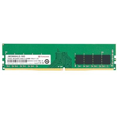 Transcend JM2666HLE-16G 16GB DDR4 2666MHz U-DIMM 1Rx8 1.2V Transcend JM2666HLE-16G 16GB DDR4 2666MHz U-DIMM 1Rx8 1.2V
