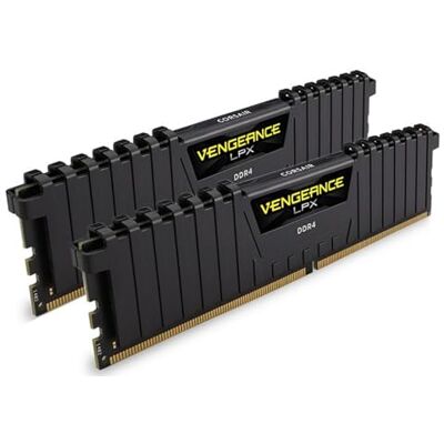 Corsair CMK16GX4M2A2400C16 Vengeance LPX 16GB (2x8GB) DDR4 2400MHz C16 XMP 2.0 High Performance Desktop werkgeheugen,2 x 8 GB, zwart Corsair CMK16GX4M2A2400C16 Vengeance LPX 16GB (2x8GB) DDR4 2400MHz C16 XMP 2.0 High Performance Desktop werkgeheugen,2 x 8 GB, zwart