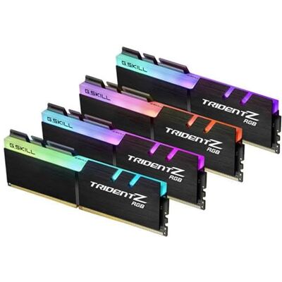 G.SKILL Trident Z RGB F4-3200C16Q-32GTZR geheugenmodule 32 GB 4 x 8 GB DDR4 3200MHz G.SKILL Trident Z RGB F4-3200C16Q-32GTZR geheugenmodule 32 GB 4 x 8 GB DDR4 3200MHz