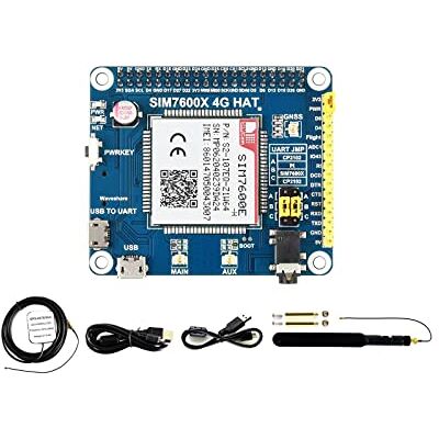 Waveshare 4G/3G/2G/GSM/GPRS/GNSS hoed voor Raspberry Pi 4 Jetson Nano Based on SIM7600E-H ondersteunt LTE CAT4 voor Downlink gegevensoverdracht Waveshare 4G/3G/2G/GSM/GPRS/GNSS hoed voor Raspberry Pi 4 Jetson Nano Based on SIM7600E-H ondersteunt LTE CAT4 voor Downlink gegevensoverdracht