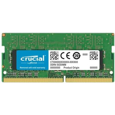 Crucial RAM CT16G4SFD824A 16 GB DDR4 2400 MHz CL17 laptopgeheugen Crucial RAM CT16G4SFD824A 16 GB DDR4 2400 MHz CL17 laptopgeheugen