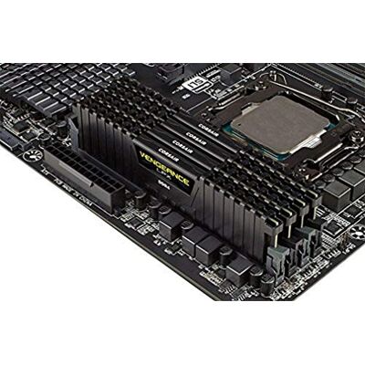 Corsair Vengeance LPX 32 GB (4 x 8 GB) DDR4 3200MHz C16 XMP 2.0 werkgeheugen high performance zwart Corsair Vengeance LPX 32 GB (4 x 8 GB) DDR4 3200MHz C16 XMP 2.0 werkgeheugen high performance zwart