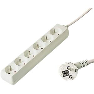 PremiumCord verlengkabel 250 V 3 m 6 stopcontacten, schakelaar, beer, 2 m, pp6-02 PremiumCord verlengkabel 250 V 3 m 6 stopcontacten, schakelaar, beer, 2 m, pp6-02