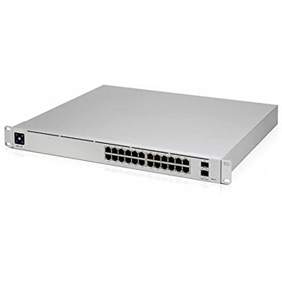 Ubiquiti Networks UniFi USW-PRO-24 netwerkschakelaar L2/L3 Gigabit Ethernet (10/100/1000) zilver Ubiquiti Networks UniFi USW-PRO-24 netwerkschakelaar L2/L3 Gigabit Ethernet (10/100/1000) zilver