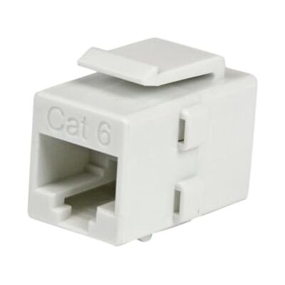 StarTech . com Keystone Jack Cat 6 F/F RJ45-koppeling wit RJ45-koppeling vrouwelijk (C6KEYCOUPLWH) StarTech . com Keystone Jack Cat 6 F/F RJ45-koppeling wit RJ45-koppeling vrouwelijk (C6KEYCOUPLWH)