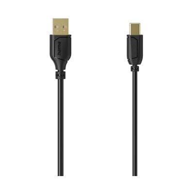 Hama Flexi-Slim USB-A/USB-C kabel, USB 2.0, 480 Mbit/s, 0,75 m Hama Flexi-Slim USB-A/USB-C kabel, USB 2.0, 480 Mbit/s, 0,75 m