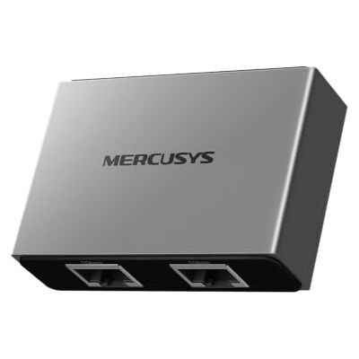 MERCUSYS MEH35 Gigabit Ethernet-splitter, Gigabit snelheid 1000 Mbps van 1 tot 3, compatibel met Cat 8/7/6/5e/5 ethernetkabels, behuizing van aluminiumlegering, plug & play MERCUSYS MEH35 Gigabit Ethernet-splitter, Gigabit snelheid 1000 Mbps van 1 tot 3, compatibel met Cat 8/7/6/5e/5 ethernetkabels, behuizing van aluminiumlegering, plug & play