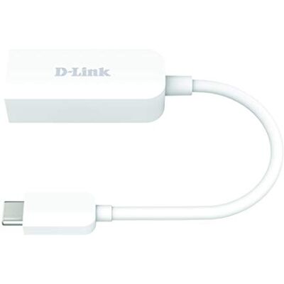 D-Link USB-C naar 2,5G Ethernet-adapter Dub‑E250 D-Link USB-C naar 2,5G Ethernet-adapter Dub‑E250