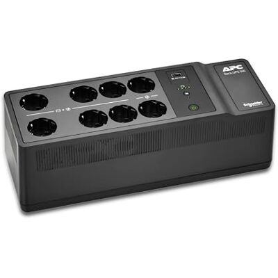 APC UPS voor thuis, UPS 500VA noodbatterij met AVR, (1) USB-oplaadpoort, back-ups ononderbroken voeding, BE500G2-IT APC UPS voor thuis, UPS 500VA noodbatterij met AVR, (1) USB-oplaadpoort, back-ups ononderbroken voeding, BE500G2-IT