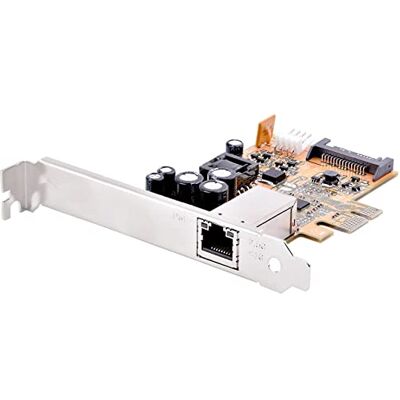 StarTech .com 1-poorts 2,5 Gbps PoE-netwerkkaart, PCIe Ethernet-kaart met RJ45, 30 W 802.3at PoE NIC voor desktop/servers, PoE LAN-netwerkadapter met discrete ondersteuning, NBaseT, Win StarTech .com 1-poorts 2,5 Gbps PoE-netwerkkaart, PCIe Ethernet-kaart met RJ45, 30 W 802.3at PoE NIC voor desktop/servers, PoE LAN-netwerkadapter met discrete ondersteuning, NBaseT, Win