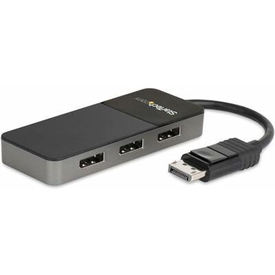 StarTech . com DisplayPort 1.4 splitter met 3 poorten, DisplayPort naar 3x DP Multi-Monitor Adapter, Triple MST Hub voor 4K computer, USB-busvoeding alleen Windows (MST14DP123DP) StarTech . com DisplayPort 1.4 splitter met 3 poorten, DisplayPort naar 3x DP Multi-Monitor Adapter, Triple MST Hub voor 4K computer, USB-busvoeding alleen Windows (MST14DP123DP)