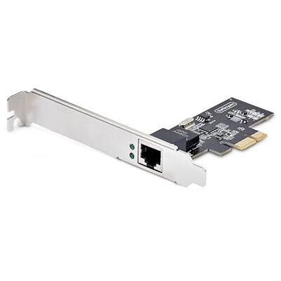 StarTech . com 1 poort 2,5 Gbps PCIe netwerkkaart, computernetwerkkaart, Intel I225-V netwerkkaart, multi-Gigabit Ethernet-interfacekaart StarTech . com 1 poort 2,5 Gbps PCIe netwerkkaart, computernetwerkkaart, Intel I225-V netwerkkaart, multi-Gigabit Ethernet-interfacekaart