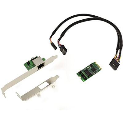 KALEA-INFORMATIQUE M2 M.2 NGFF PCIe B M Key 2.5 Gigabit RJ45 LAN ethernet 10 100 1000 1G 2,5G kaart met Intel I225 chipset KALEA-INFORMATIQUE M2 M.2 NGFF PCIe B M Key 2.5 Gigabit RJ45 LAN ethernet 10 100 1000 1G 2,5G kaart met Intel I225 chipset