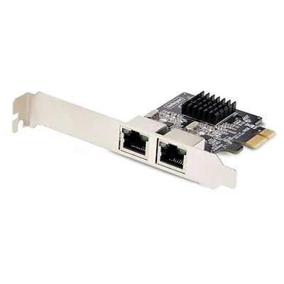 StarTech .com 2-poorts Gigabit PCIe Ethernet-adapterkaart, 1 Gbps PCIe netwerkkaart, PCI Express netwerkkaart, Dual Realtek RTL8111H, TAA StarTech .com 2-poorts Gigabit PCIe Ethernet-adapterkaart, 1 Gbps PCIe netwerkkaart, PCI Express netwerkkaart, Dual Realtek RTL8111H, TAA