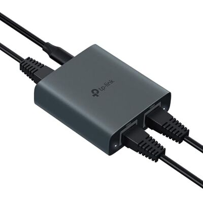 TP-Link EH210 Gigabit Ethernet-splitter, 1000 Mbps gigabit snelheid van 1 tot 2, compatibel met categorie 8/7/6/5e/5e ethernetkabels, behuizing van aluminiumlegering, plug & play TP-Link EH210 Gigabit Ethernet-splitter, 1000 Mbps gigabit snelheid van 1 tot 2, compatibel met categorie 8/7/6/5e/5e ethernetkabels, behuizing van aluminiumlegering, plug & play