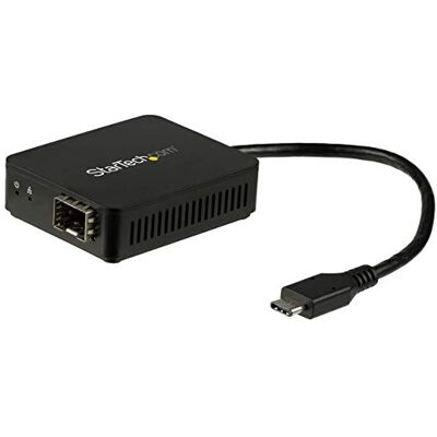 StarTech .com USB-C naar Gigabit Ethernet glasvezelnetwerkadapter met open SFP (US1GC30SFP) StarTech .com USB-C naar Gigabit Ethernet glasvezelnetwerkadapter met open SFP (US1GC30SFP)