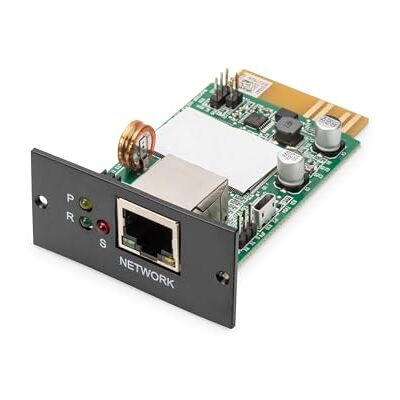 Digitus SNMP- en WEB-kaart voor UPS Online DN-170xxx systemen externe toegang en ononderbroken stroombewaking e-mailwaarschuwingen 1 x RJ45-poort Digitus SNMP- en WEB-kaart voor UPS Online DN-170xxx systemen externe toegang en ononderbroken stroombewaking e-mailwaarschuwingen 1 x RJ45-poort