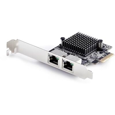 StarTech . COM PCIe Gigabit netwerkkaart, 2 poorten, PCI Express 5G/2,5G/1G/100M/10M, Realtek RTL8126, Windows/Linux StarTech . COM PCIe Gigabit netwerkkaart, 2 poorten, PCI Express 5G/2,5G/1G/100M/10M, Realtek RTL8126, Windows/Linux