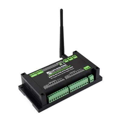 Waveshare ESP32-S3 8-Ch digitale ingangs- en uitgangscontroller, dual-core processor, geïntegreerde PoE-module, ondersteunt WiFi/Bluetooth/RS485/CAN/Eth, enz. Meerdere isolerende beveiligingscircuits Waveshare ESP32-S3 8-Ch digitale ingangs- en uitgangscontroller, dual-core processor, geïntegreerde PoE-module, ondersteunt WiFi/Bluetooth/RS485/CAN/Eth, enz. Meerdere isolerende beveiligingscircuits