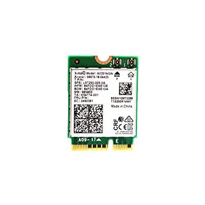 Intel AX201.NGWG.NV Ngwg. NV Nic Wi-FI 6 Ax201 2230 2X2 Geen Vpro netwerkadapter zwart Intel AX201.NGWG.NV Ngwg. NV Nic Wi-FI 6 Ax201 2230 2X2 Geen Vpro netwerkadapter zwart