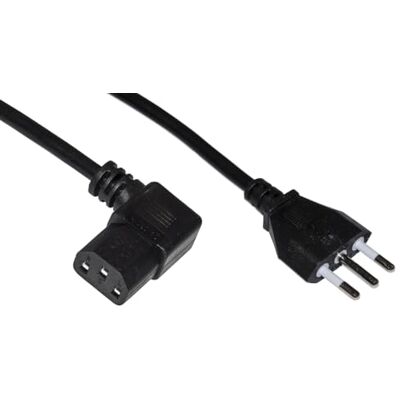 LINK LKIT18D netsnoer 3 ampère stekker 10 A 90 graden IEC stekker 1,8 m LINK LKIT18D netsnoer 3 ampère stekker 10 A 90 graden IEC stekker 1,8 m