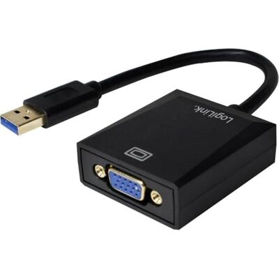 Logilink USB 3.0 naar VGA-adapter UA0231 Logilink USB 3.0 naar VGA-adapter UA0231