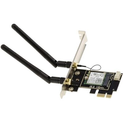 KALEA-INFORMATIQUE PCIe WiFi 7 WiFi 6 en 6E controllerkaart en Bluetooth 5.4, snelheden tot 5 Gigabit. Intel BE200 controller KALEA-INFORMATIQUE PCIe WiFi 7 WiFi 6 en 6E controllerkaart en Bluetooth 5.4, snelheden tot 5 Gigabit. Intel BE200 controller