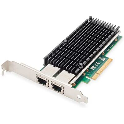 Digitus 10 Gigabit Ethernet Netwerkkaart 2x RJ45 Nic Intel X540 BT2-10/100/1000/10000 Mbps Digitus 10 Gigabit Ethernet Netwerkkaart 2x RJ45 Nic Intel X540 BT2-10/100/1000/10000 Mbps