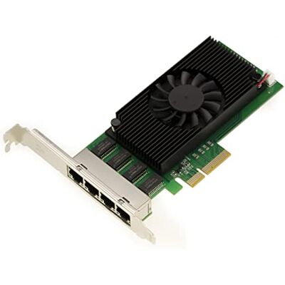 KALEA-INFORMATIQUE PCIe kaart 2.5 x4 LAN Gigabit ethernet 4 poorten RJ45 Quad chipset Intel I225 NIC 10 100 1000 2500 1G 2.5G High Low Profile KALEA-INFORMATIQUE PCIe kaart 2.5 x4 LAN Gigabit ethernet 4 poorten RJ45 Quad chipset Intel I225 NIC 10 100 1000 2500 1G 2.5G High Low Profile