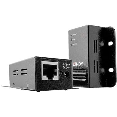 LINDY USB 2.0 Cat.5 Extender 50m Power Over RJ45 1 poort LINDY USB 2.0 Cat.5 Extender 50m Power Over RJ45 1 poort