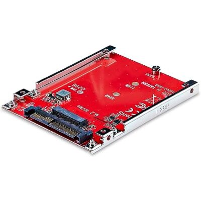 StarTech . com M.2 naar U.3 adapter voor M.2 NVMe SSD, PCIe M.2 drive naar 2,5" U.3 hostadapter (SFF-TA-1001), TAA-conform (1M25-U3-M2-ADAPTER) StarTech . com M.2 naar U.3 adapter voor M.2 NVMe SSD, PCIe M.2 drive naar 2,5" U.3 hostadapter (SFF-TA-1001), TAA-conform (1M25-U3-M2-ADAPTER)