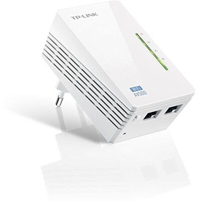 TP-Link TL-WPA4220 Powerline 600 Mbps WiFi 300 Mbps, 2 Fast Ethernet poorten breid uw internetverbinding uit naar elke kamer van het huis TP-Link TL-WPA4220 Powerline 600 Mbps WiFi 300 Mbps, 2 Fast Ethernet poorten breid uw internetverbinding uit naar elke kamer van het huis