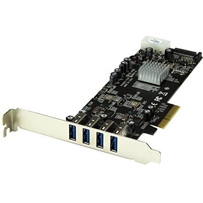 StarTech .com PCI Express Controller-kaart met 4 USB 3.0-poorten met 2 kanalen met 5 Gbit/s, UASP en SATA/LP4-voeding (PEXUSB3S42V) StarTech .com PCI Express Controller-kaart met 4 USB 3.0-poorten met 2 kanalen met 5 Gbit/s, UASP en SATA/LP4-voeding (PEXUSB3S42V)