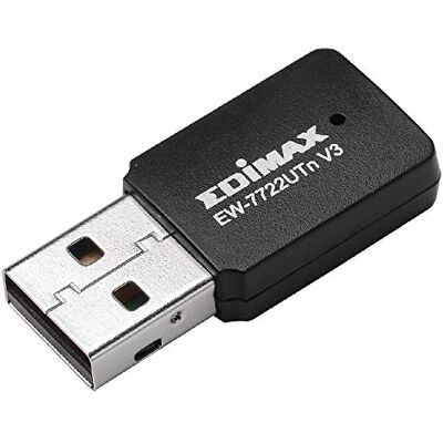 EDiMAX EW-7722UTn V3 Mini-USB-adapter wifi 4 N300 EDiMAX EW-7722UTn V3 Mini-USB-adapter wifi 4 N300