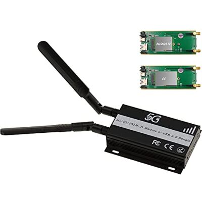 KALEA-INFORMATIQUE Adapter M2 B Key naar USB 3.0 voor WWAN LTE-module met simkaarthouder, compatibel met 3G 4G 5G KALEA-INFORMATIQUE Adapter M2 B Key naar USB 3.0 voor WWAN LTE-module met simkaarthouder, compatibel met 3G 4G 5G