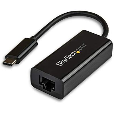 StarTech . com USB-C naar Gigabit Ethernet-adapter Zwart Thunderbolt 3 compatibel Windows en Mac RJ45 LAN-netwerkconverter (US1GC30B) StarTech . com USB-C naar Gigabit Ethernet-adapter Zwart Thunderbolt 3 compatibel Windows en Mac RJ45 LAN-netwerkconverter (US1GC30B)