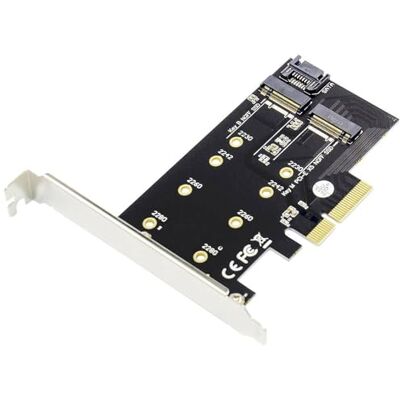 Digitus M.2 NGFF/NVMe SSD PCI Express 3.0 add-on kaart (x4) Digitus M.2 NGFF/NVMe SSD PCI Express 3.0 add-on kaart (x4)
