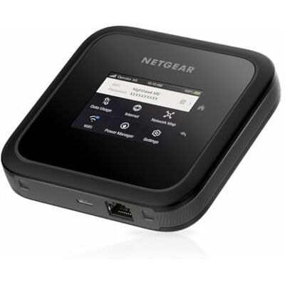Netgear Nighthawk M6 5G WiFi 6 Mobile Hotspot Router (MR6150) – Reisgenoot, Snelle en veilige verbindingen 2,5 Gbps – Delen 32 apparaten – Ontgrendeld, Internationale Roaming Netgear Nighthawk M6 5G WiFi 6 Mobile Hotspot Router (MR6150) – Reisgenoot, Snelle en veilige verbindingen 2,5 Gbps – Delen 32 apparaten – Ontgrendeld, Internationale Roaming