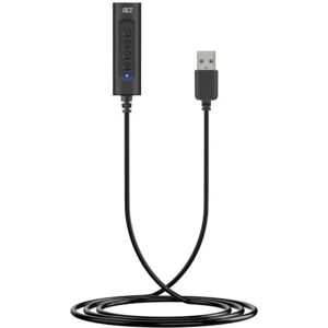 ACT AC9360 USB-geluidskaart naar 3,5 mm jack met volumeregeling, externe USB-geluidskaart, audio-aansluiting en AUX-microfoon met pc/laptop/- AC9360 ACT AC9360 USB-geluidskaart naar 3,5 mm jack met volumeregeling, externe USB-geluidskaart, audio-aansluiting en AUX-microfoon met pc/laptop/- AC9360