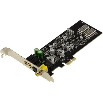 KALEA-INFORMATIQUE CMedia CM108AH Dual DAC en ADC PCIe x1 digitale hifi-geluidskaart met microfoonbooster, PLL en regelaar KALEA-INFORMATIQUE CMedia CM108AH Dual DAC en ADC PCIe x1 digitale hifi-geluidskaart met microfoonbooster, PLL en regelaar