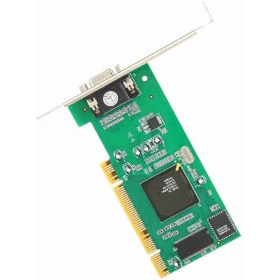 Goshyda 8MB PCI 32-bit VGA metalen grafische kaart voor ATI Rage XL desktop pc Goshyda 8MB PCI 32-bit VGA metalen grafische kaart voor ATI Rage XL desktop pc
