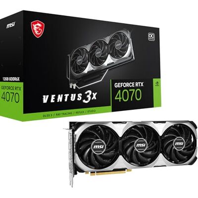 MSI GeForce RTX 4070 VENTUS 3X 12G OC (12GB GDDR6X/PCI Express 4.0/2520MHz/21000MHz) MSI GeForce RTX 4070 VENTUS 3X 12G OC (12GB GDDR6X/PCI Express 4.0/2520MHz/21000MHz)