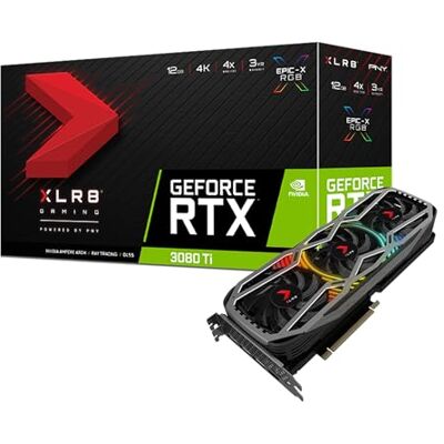 PNY GeForce RTX™ 3080 Ti 12GB XLR8 Gaming REVEL EPIC-X RGB™ Triple Fan Graphics Card PNY GeForce RTX™ 3080 Ti 12GB XLR8 Gaming REVEL EPIC-X RGB™ Triple Fan Graphics Card