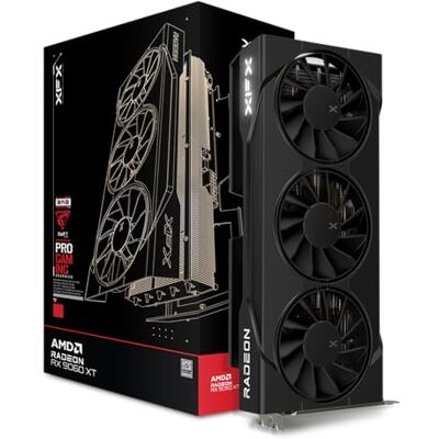 Pine XFX Swift AMD Radeon RX 9060 XT OC Gaming grafische kaart met drievoudige ventilator 16 GB (RX-96TS316BA) Pine XFX Swift AMD Radeon RX 9060 XT OC Gaming grafische kaart met drievoudige ventilator 16 GB (RX-96TS316BA)