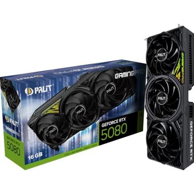 Palit GeForce RTX 5080 GamingPro V1 grafische kaart GDDR7 16 GB Palit GeForce RTX 5080 GamingPro V1 grafische kaart GDDR7 16 GB