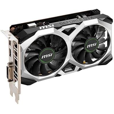 MSI Gaming GeForce GTX 1650 128 bit HDMI/DP/DVI 4 GB GDRR6 HDCP ondersteuning DirectX 12 VR Ready OC grafische kaart (GTX 1650 D6 Ventus XS OCV1) MSI Gaming GeForce GTX 1650 128 bit HDMI/DP/DVI 4 GB GDRR6 HDCP ondersteuning DirectX 12 VR Ready OC grafische kaart (GTX 1650 D6 Ventus XS OCV1)