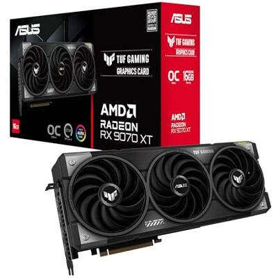 Asus Radeon RX 9070 XT TUF Gaming OC (16 GB GDDR6/PCI Express 5.0/MHz/20000 MHz) Asus Radeon RX 9070 XT TUF Gaming OC (16 GB GDDR6/PCI Express 5.0/MHz/20000 MHz)